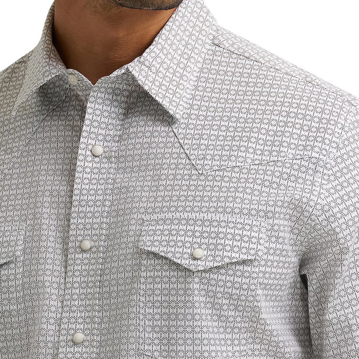 Wrangler Men's 20X Grey & Olive Competition Shirt