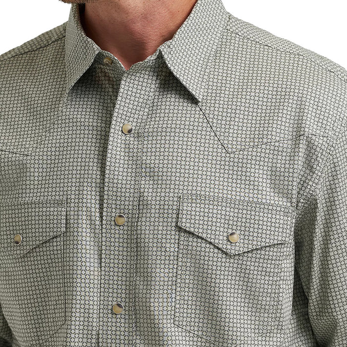 Wrangler Men's 20X Olive Competition Shirt