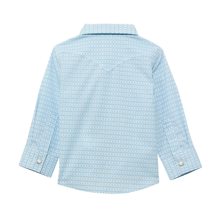 Wrangler Boy's Light Blue Long Sleeve Shirt