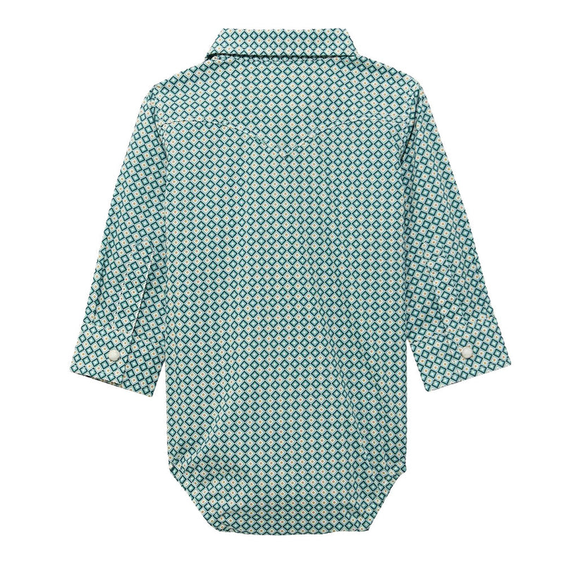 Wrangler Boy's Turquoise Onesie