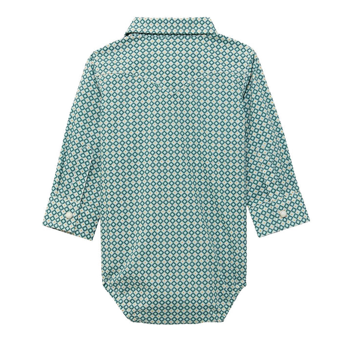 Wrangler Boy's Turquoise Onesie