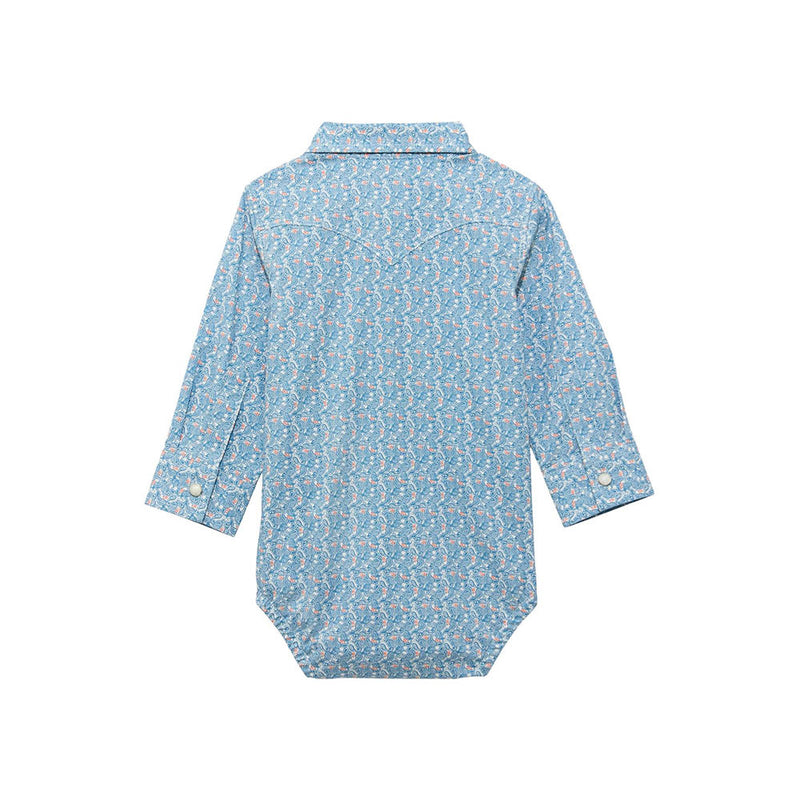 Wrangler Boy's Blue Jay Onesie