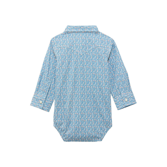 Wrangler Boy's Blue Jay Onesie