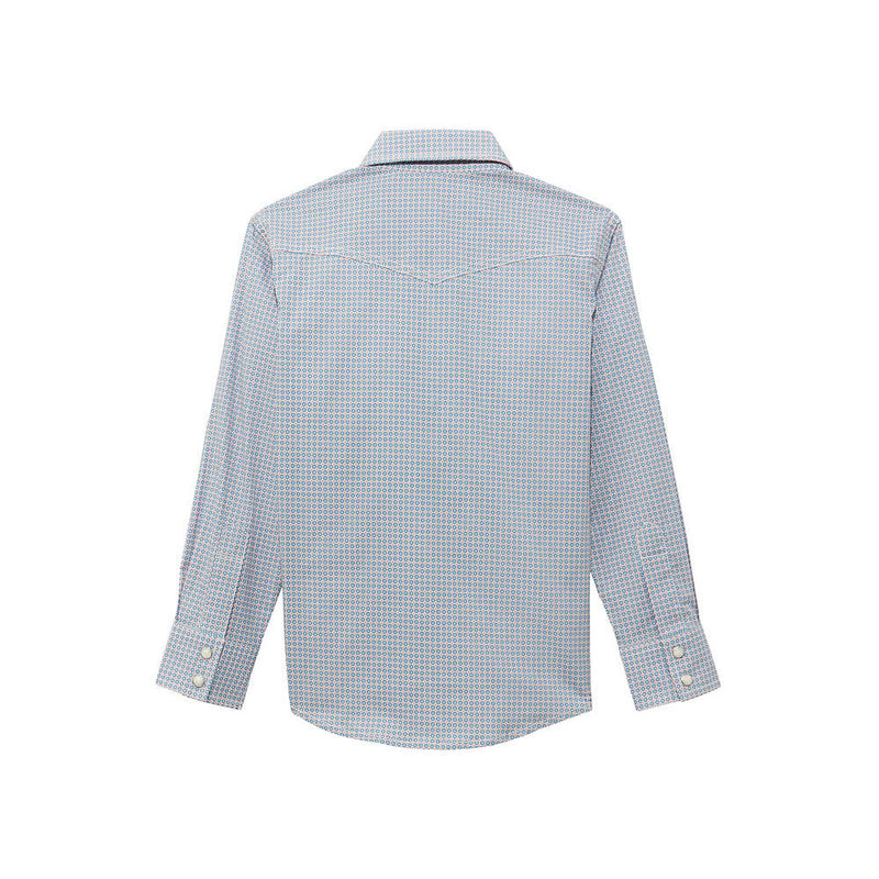 Wrangler Boy's 20X Blue Multi Shirt