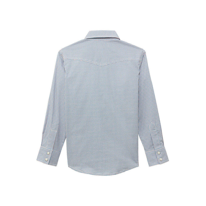 Wrangler Boy's 20X Blue Multi Shirt