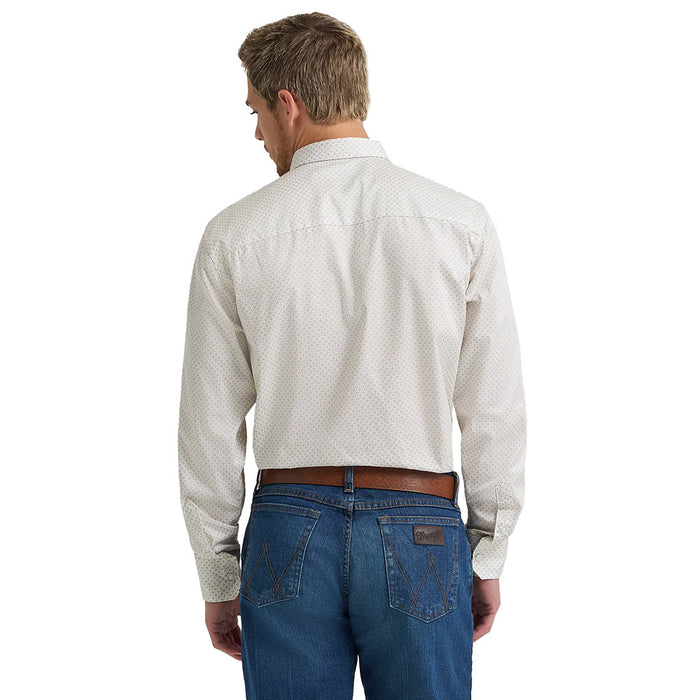 Wrangler Men's Cody Johnson Charcoal & Yellow Shirt