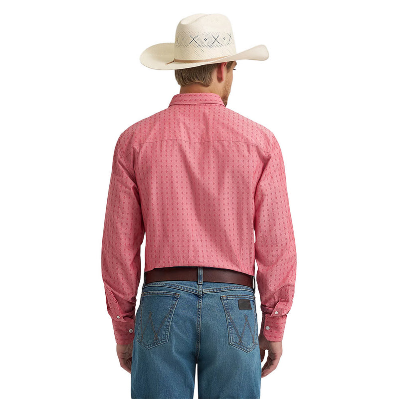 Wrangler Men's Cody Johnson Red Shirt