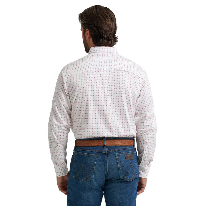 Wrangler Men's Cody Johnson White & Red Shirt