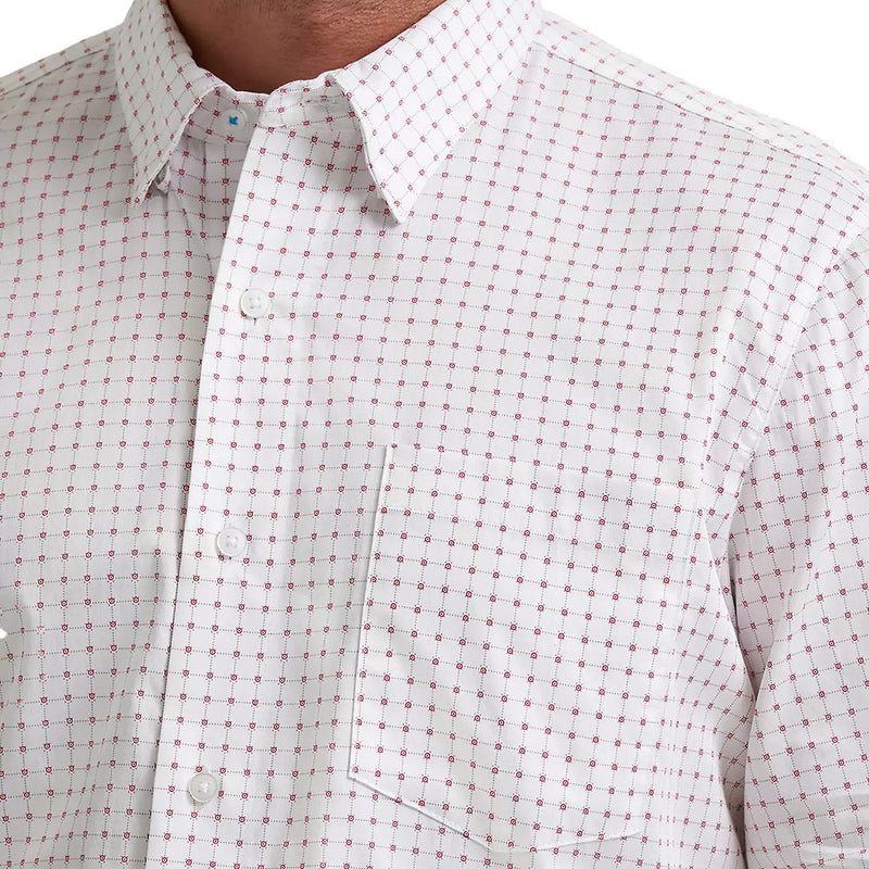 Wrangler Men's Cody Johnson White & Red Shirt