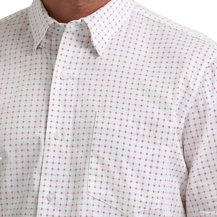 Wrangler Men's Cody Johnson White & Red Shirt
