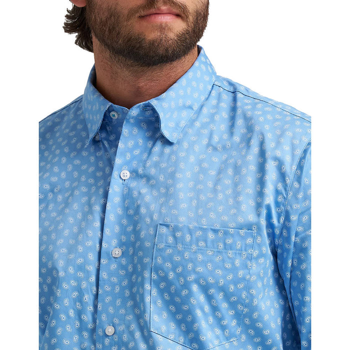 Wrangler Men's Cody Johnson Blue Paisley Shirt