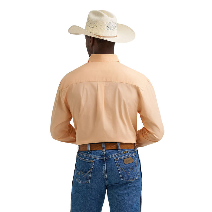 Wrangler Men's George Strait Peach Shirt