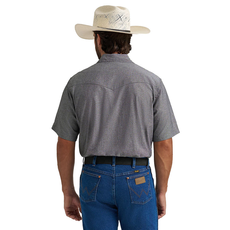 Wrangler Men's Charcoal Western Work Shirt