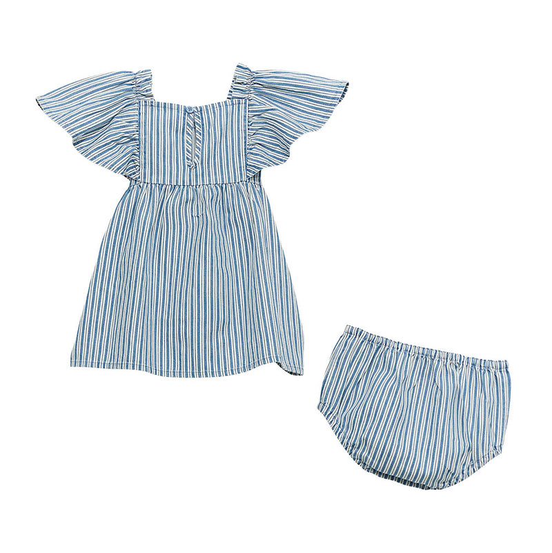 Wrangler Infant Girl's Denim Stripe Dress