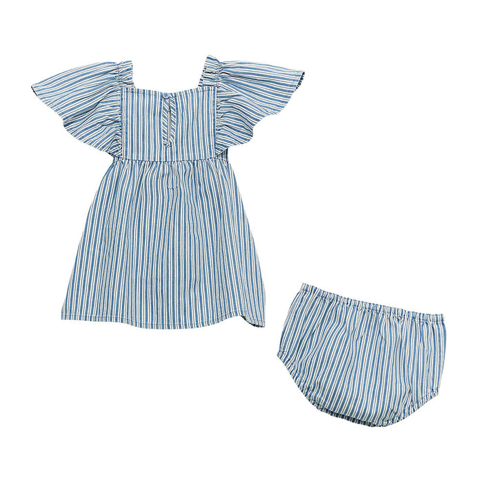Wrangler Infant Girl's Denim Stripe Dress