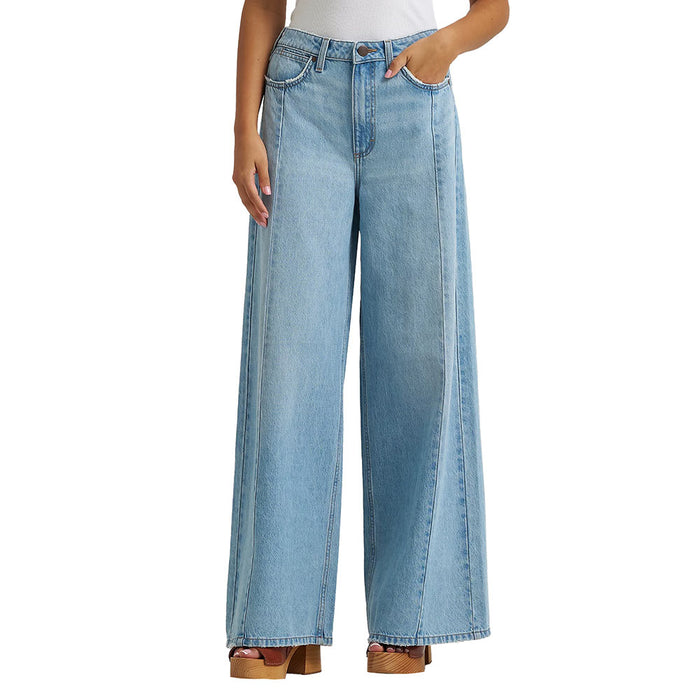 Wrangler Women's Demi High Rise Wide Leg Pants