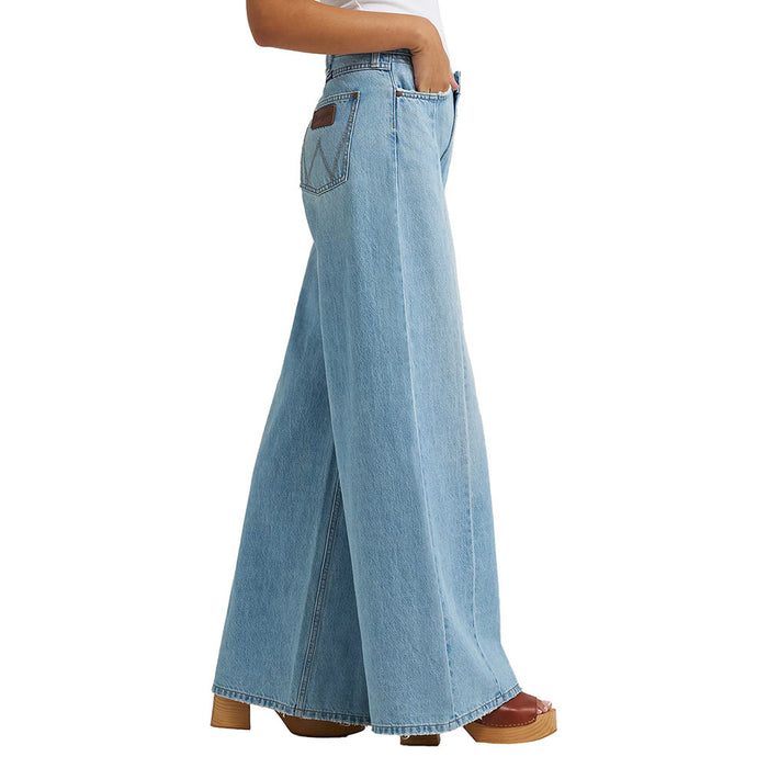 Wrangler Women's Demi High Rise Wide Leg Pants