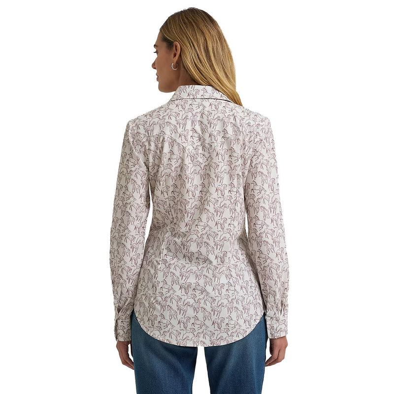 Wrangler Women's Horse Printed Shirt