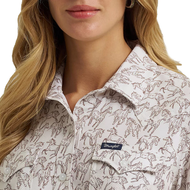 Wrangler Women's Horse Printed Shirt