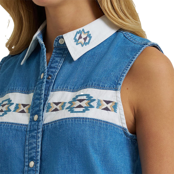 Wrangler Women's Retro Punchy Sleeveless Shirt
