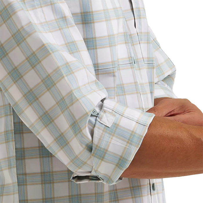 Wrangler Men's Abyss Check Hike To Fish ATG Shirt