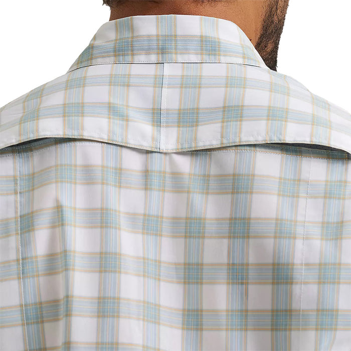 Wrangler Men's Abyss Check Hike To Fish ATG Shirt