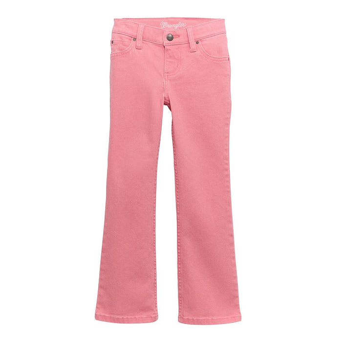 Wrangler Girls Pink Boot Cut Jeans