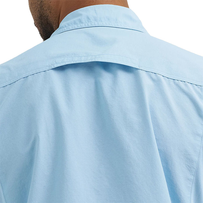 Wrangler Men's Cerulean Mixed Material Shirt