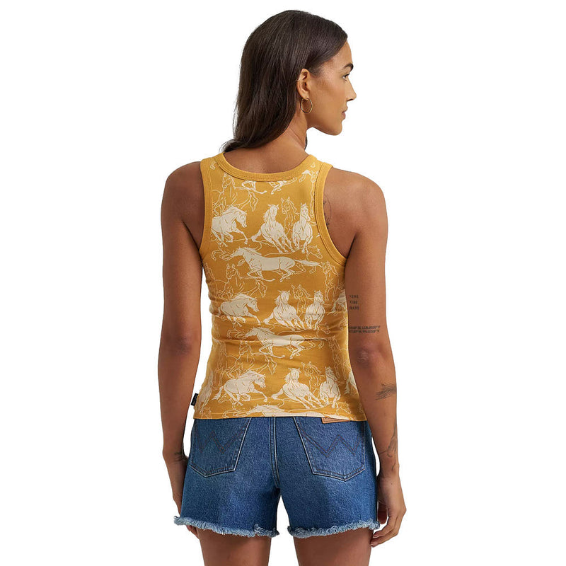 Wrangler Women's Marigold Horse Print Shirt