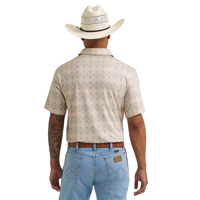 Wrangler Men's Checotah Print ATG Performance Polo