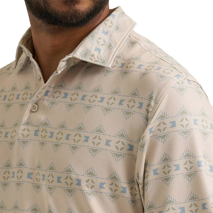Wrangler Men's Checotah Print ATG Performance Polo