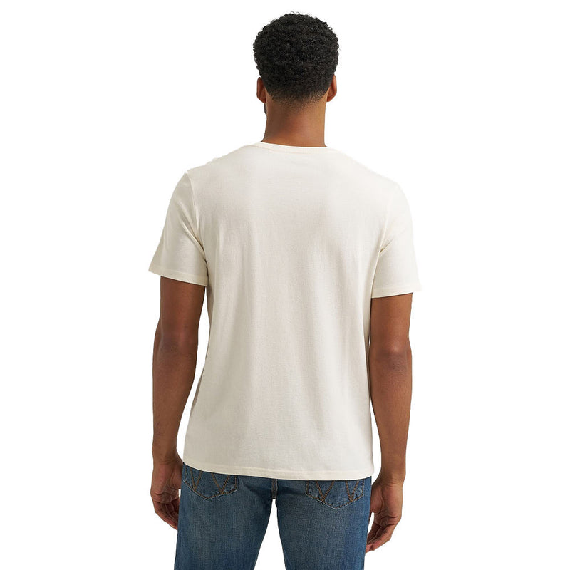 Wrangler Men's Since 1947 Logo Antique White Tee Shirt