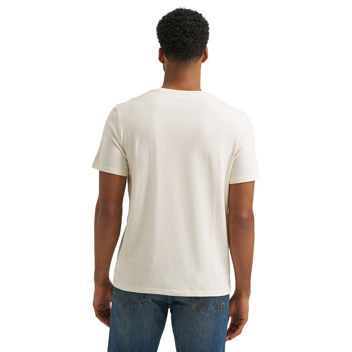Wrangler Men's Since 1947 Logo Antique White Tee Shirt
