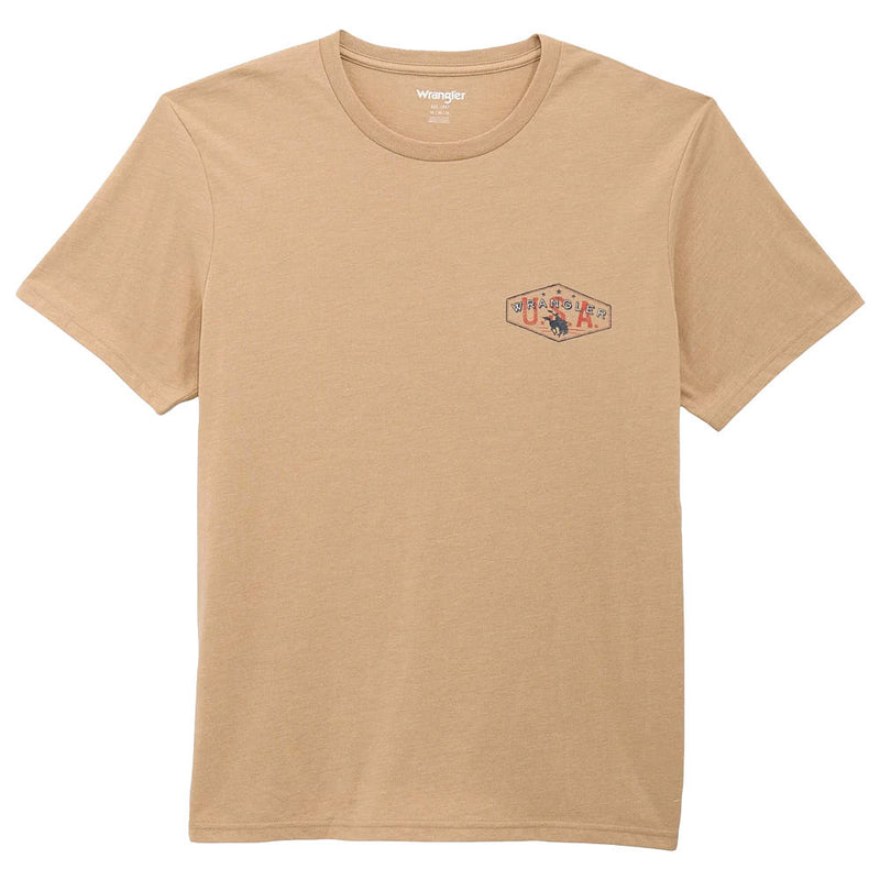 Wrangler Men's Travertine USA Logo Tee Shirt