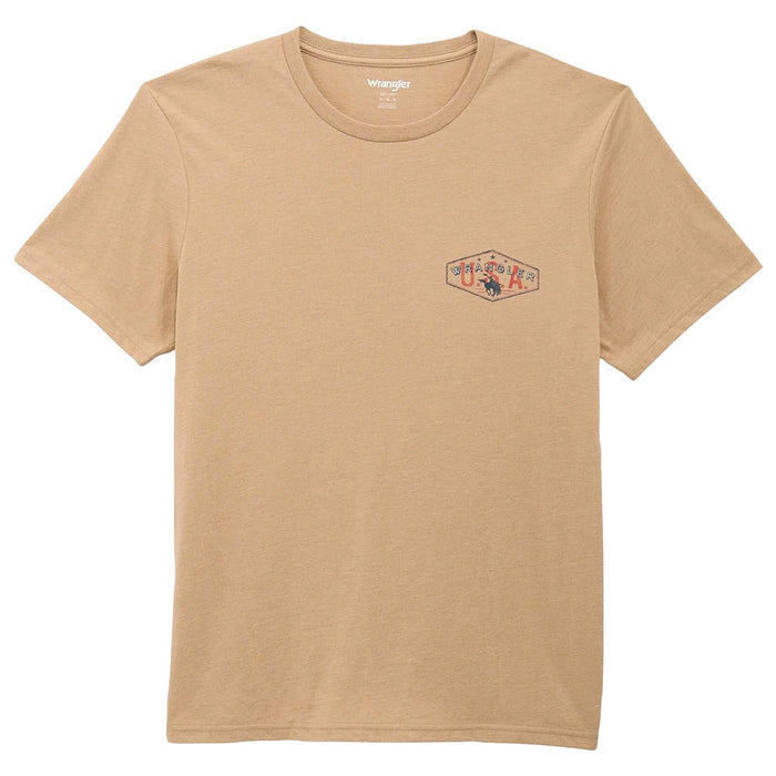 Wrangler Men's Travertine USA Logo Tee Shirt
