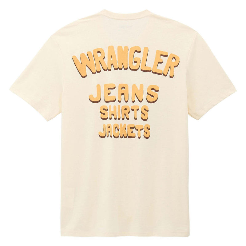 Wrangler Men's Bucking Horse White Tee Shirt