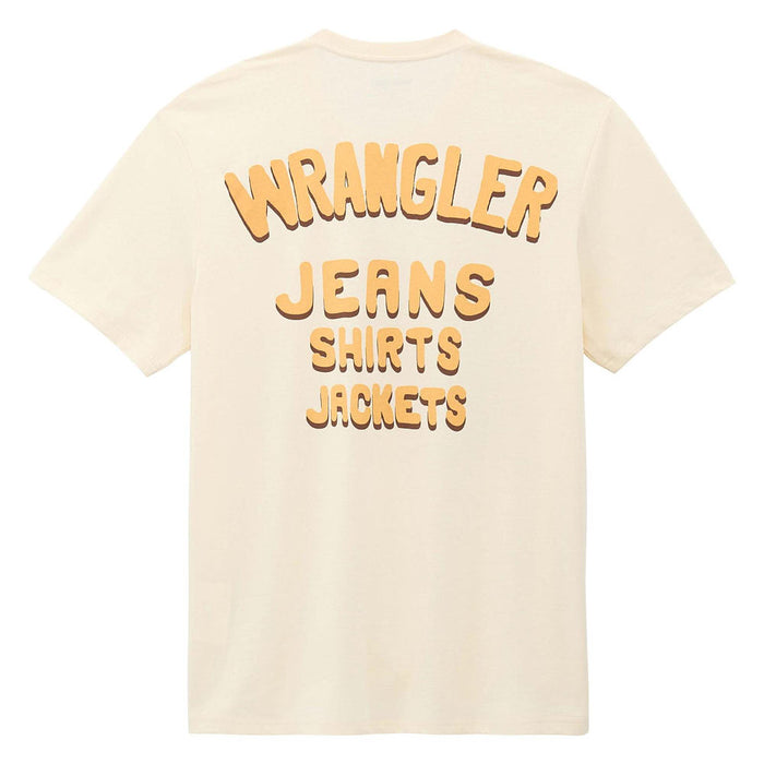 Wrangler Men's Bucking Horse White Tee Shirt