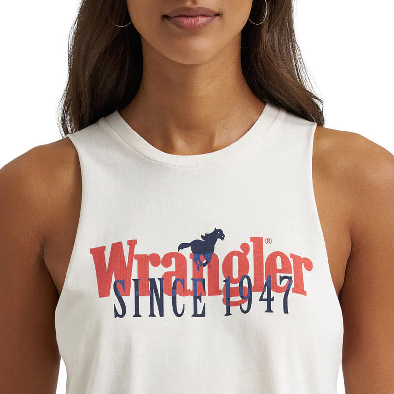 Wrangler Women's Festival Since 1947 Crop Tank