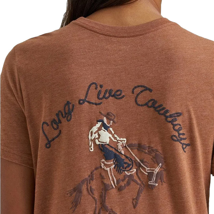 Wrangler Women's Back Graphic Rawhide Tee Shirt