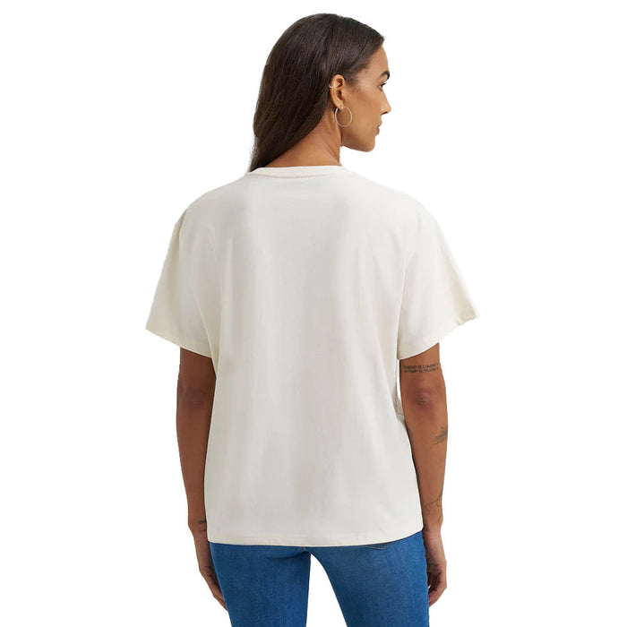 Wrangler Women's Running Horse Egret Logo Tee Shirt