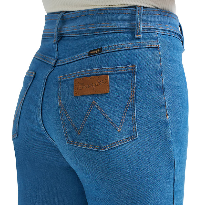 Wrangler Women's Belted Flare Jean