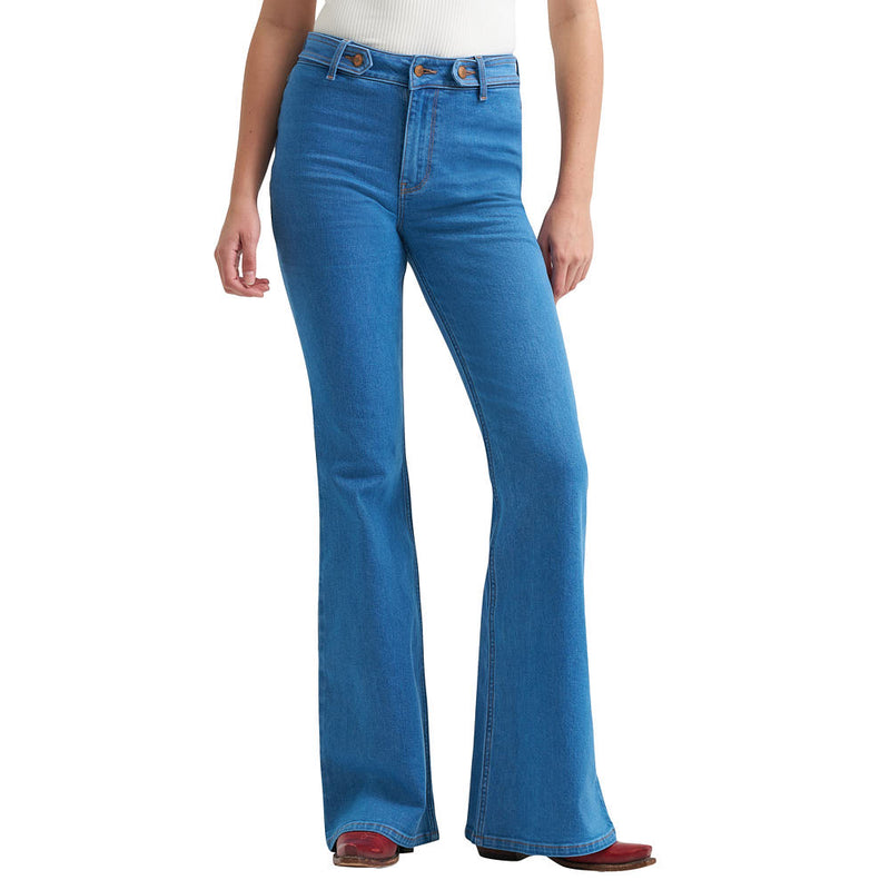Wrangler Women's Belted Flare Jean