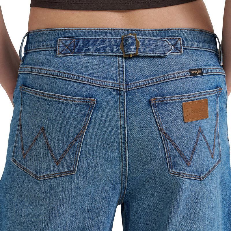Wrangler Women's Stormy Dust Barrel Jean