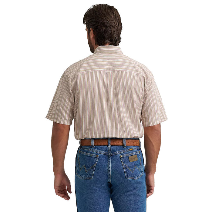 Wrangler Men's George Strait Sand Stripes Shirt