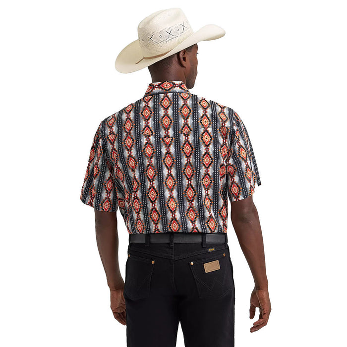 Wrangler Men's Checotah Black Print Shirt