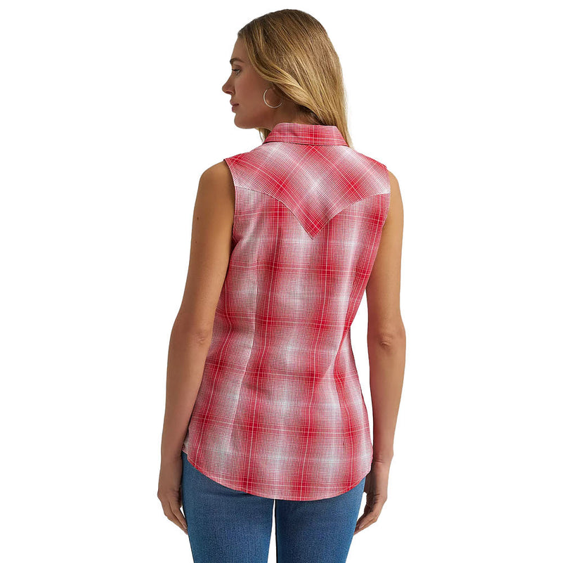 Wrangler Women's Red Retro Snap Shirt