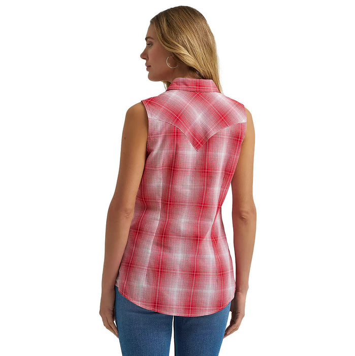 Wrangler Women's Red Retro Snap Shirt
