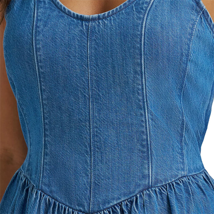 Wrangler Women's Drop Waist Denim Dress