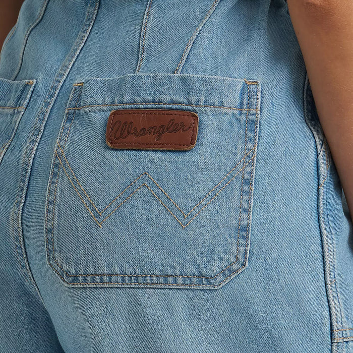 Wrangler Women's Denim Snap Romper