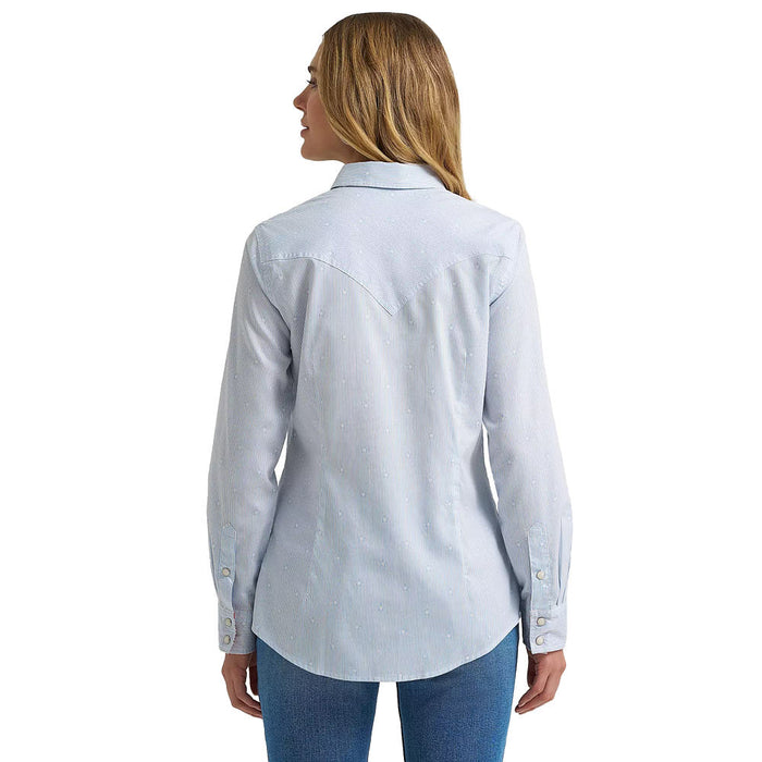 Wrangler Women's Star Blue Olivia Western Shirt